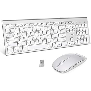 Wireless Keyboard And Mousefenifox Full Size Usb Dual System Switching Double Ergonomic Whisper Quiet Compatible With Pc Desktop Computer Macos