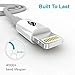 Trusted Cables (4 Pack) [Apple MFi Certified] Newest iPhone Cord Lightning Cable Charging Connector - Fast Syncing Speeds, iPhone 5/6/7/8/X and iPads