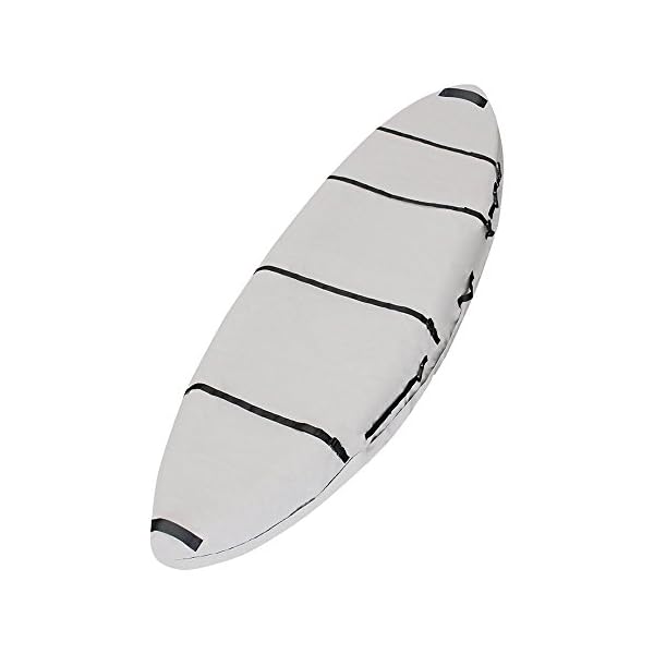 MSC-NEW-DESIGN-Heavy-duty-GreyBlack-Two-tone-Adjustable-CanoeKayak-Cover-Fits-most-sizes-Extra-strap-for-snug-fit-whand-strap-for-easy-move