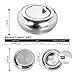 Windproof Ashtray with Lid,Cigarette Ashtray for Outdoor or Indoor Use, Modern Flip Top Stainless Steel Ashtray for Smokers,Ash Tray Holder Suitable for Tabletop,Office,Patio & Home Decoration