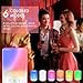 Night Light Bluetooth Speaker, Portable Wireless Bluetooth Speaker, 6 Color LED Themes Bedside Table Light/Smart Touch Control Color Changing Stereo Subwoofer, Handsfree/Phone/MicroSD/Supportedthumb 1
