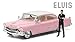 Elvis Presley's 1955 Pink Cadillac Fleetwood Series 60 with Elvis Presley Figurine 1/43 Diecast Model Car by Greenlight 86436