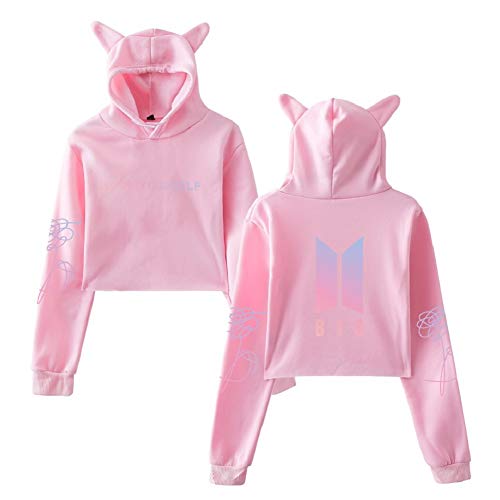bts hoodie pink