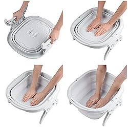 AW Collapsible Folding Foot Bathtub Soak Basin Feet