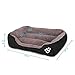 PUPPBUDD Dog Bed for Large Dogs Washable Comfortable Safety Pet Sofa Extra Firm Cotton Breathable for Medium and Small Dog Cat 8060cm Size XL Lthumb 1
