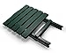 Camco 51691 Green Large Adirondack Portable Outdoor Folding Side Table, Perfect for The Beach, Camping, Picnics, Cookouts and More, Weatherproof and Rust Resistant