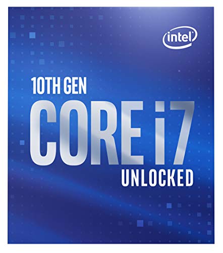 Intel Core i7-10700K Desktop Processor 8 Cores up to 5.1 GHz Unlocked LGA1200 (Intel 400 Series Chipset) 125W (BX8070110700K)