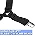 Hilltop Products 4 Pack - 3 Way Adjustable Bed Sheets Holders, Fastener, Elastic Band Clip, Upholstery Suspender for Bed Sheets, Mattress Covers