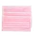 3 Layer Lovely Heart-Shaped Print Non-Woven Fabric Disposable Surgical Dust Filter Ear Loop Mouth Cover Beauty Nail Salon Face Mask for Kids Children Women Lady (30 PCS, 3 Colors)