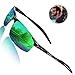 ROCKNIGHT Mens Sunglasses Polarized Shades Green Hiking Outdoor Fishing Golf