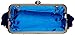 Yonger Womens Vintage Satin Cocktail Party Handbag Wedding Bag Shoulder Chain-blue
