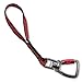 Kurgo Swivel Tether - Strong Dog Restraint - Heavy Duty Car Leash - Aluminum Carabiner Clip - Anti-Twist Swivel Motion Seatbelt - Escape Resistant Dog Tether - Travel Restraint - Red