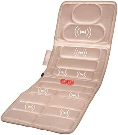 CHNG Massage Mattress Therapy Neck Shoulder Back Waist Body Relaxation Bed Cushion Health Decompression [Energy Class A]