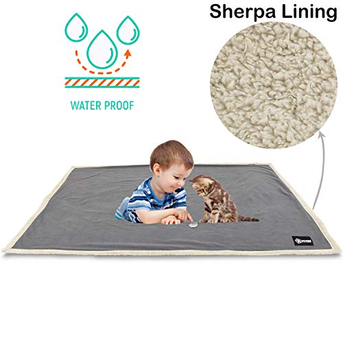 Kritter Waterproof Pet Blanket, Pee Urine Proof Dog Blanket