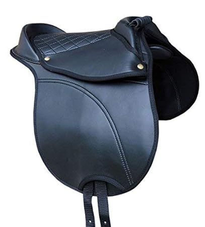 SHETTY Sattel Reitkissen mit Haltegriff verstellbare Sattelkissen auch für Holzpferd auch für Holzpferde geeignet Größe Shett