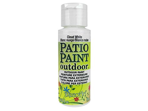 DecoArt DCP14-9 Patio Paint, 2oz, Cloud White