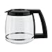 Cuisinart DCC-1200PRC 12-Cup Replacement Glass Carafe, Black, 12 Cup primary