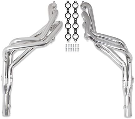 Flowtech 31555FLT Long Tube LS Swap Headers - Ceramic Coated