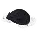 VBIGER Women's Fascinator Woolen Felt Pillbox Hat Cocktail Party Wedding Bow Veil (Black) primary