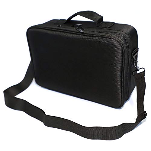 Royal Brands Travel Makeup Case, Hobby Organizer Professional Cosmetic Makeup Bag Organizer Accessories Case Tools (Small (9.5x9x10), Black)