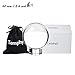 Tensphy K9 Crystal Ball with Stand Clear Art Decor K9 Crystal Prop for Photography Decoration