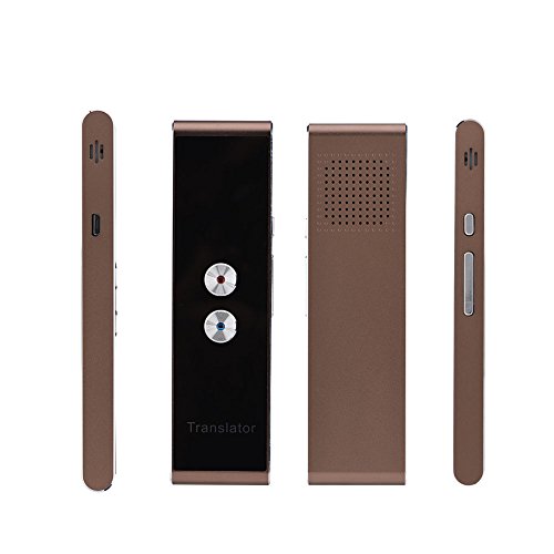 ASHATA Smart Language Translator Device, Portable Two-Way Real Time Multi-Language Voice Translator English Chinese French Spanish Japanese German 30 Languages for Travel Learning Business Meeting