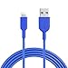 Anker Powerline II Lightning Cable (6ft), MFi Certified for iPhone 8/7 Series(Blue)
