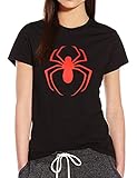 DOMI Spider-man Women Spider Logo Print T Shirt