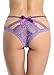 Sofishie Sexy Cage Back Panties - Dark Purple - Large