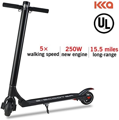 Escooter Electric Kick Scooter, Adult Electric Scooter 36V 5.2Ah Long-lift Battery Up To 16 Mph Top Speed, Waterproof, Quick Fold-N-Easy Carry, 250W Power