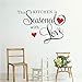 Picniva This Kitchen is Seasoned with Love Wall Quote Sticker