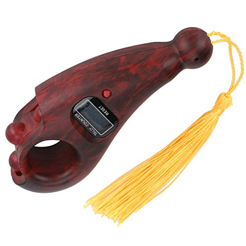 Digital Counter Buddha Beads Counter Islamic Tasbeeh Rotating Prayer Beads Digital Counter Finger Tasbih Islamic Muslim Ramadan(#1)