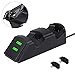 PS4 Controller Charger Wireless PS4 Charging Station Dock for Playstation4 / PS4 / PS4 Slim / PS4 Pro with 2 Micro USB Charging Dongles