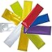 Mylar Bags Open Top Heat Seal Aluminum Foil 3.5 x 11cm (1.4 x 4.3 inches) Small Pouch for Instant Ground Coffee Condiment Serve Pack (White, 100)