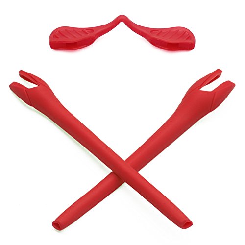 Mryok Replacement Earsocks Nosepieces Kits for Oakley Radar EV Series Sunglass - Red