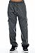 Proclub Cargo Sweatpants 13oz Heavy Weight Pants 60/40 S-5xl (Large (36-38), Heather Charcoal)