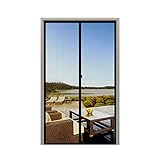 MAGZO Screen Door Magnets 36 x 82, Durable Fiberglass Door Mesh with Full Frame Hook&Loop for Back Door Fits Door Size up to 36