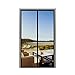 MAGZO Screen Door Magnets 36 x 82, Durable Fiberglass Door Mesh with Full Frame Hook&Loop for Back Door Fits Door Size up to 36