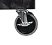 Luxor XLC11-B Two Shelf Heavy-Duty Utility Cart , Black