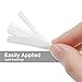 AOJE Label Tape Replacement for DYMO LetraTag Label Maker Refills 91331, Black on White Plastic Label Refill, 1/2'' x 13' (12mm x 4m), Compatible with DYMO LetraTag LT-100H, LT-100T, QX50, 6-Pack