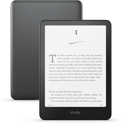 Amazon Kindle Paperwhite Signature Edition Bundle: Bundle Includes Amazon Kindle Paperwhite Signature Edition 32GB | Metallic Black and Sling Bag | Cinder
