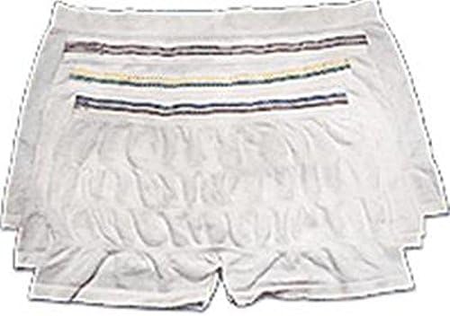 Medibrief Mesh Briefs Brown/Blue Small-Medium 20" to 36" PK/2