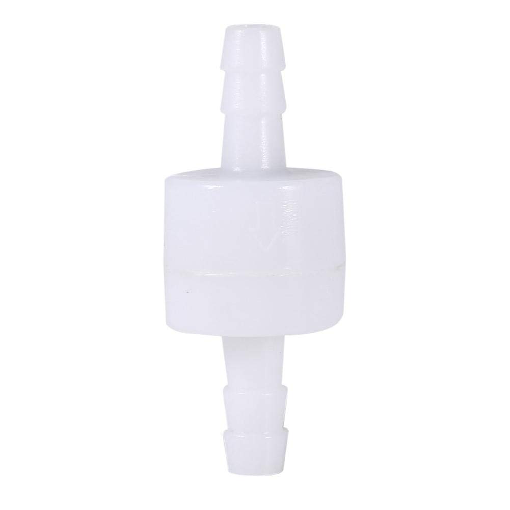 Oumefar 6mm Straight Push Check Valve Plastic Water Non Return Valves Single-phase Quick Connect Fittings Inline Air Check Valve for Fuel Gas Liquid Air