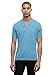Kenneth Cole REACTION Men's Ss Eyelet Henley, Blue Jay, Large