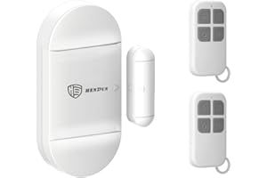 HENDUN Door Chime, Door Alarm for Home Security with 2 Remote Controls, Updated 130dB Bell Sensor, Alert for Pool, Kids Safety, Home Garage, Sliding, Apartment