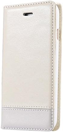 Galaxy Note 5 Case, Dfly Premium PU Leather Flip Wallet Cover with Dual Side Magnet Design for Samsung Galaxy Note 5, White