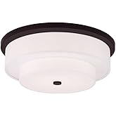 Livex Lighting 50866-07 Meridian 4-Light Ceiling Mount, Bronze