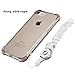 iPhone 7 Case, JMcolo [Ultra Hybrid]Black Crystal Clear Flexible TPU Hybrid Protective Shock Absorbing Bumper Case with Clear Back Panel for Apple iPhone 7 4.7 inch - 2016 (Black Clear)