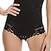 Shymay Women's Lace Body Shaper Open Bust Shapewear Bodysuit Slimming Body Briefer (Black, Large)