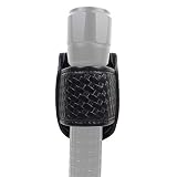 ROCOTACTICAL Basketweave Open Top Compact Light Holder, Duty Belt Accessories-Flashlight Pouch Holster, Fits Standard D Cell Flashlights